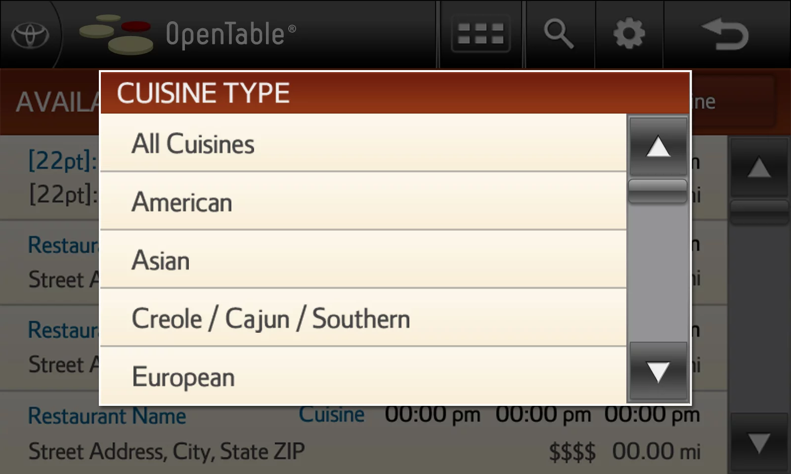 Toyota Entune System