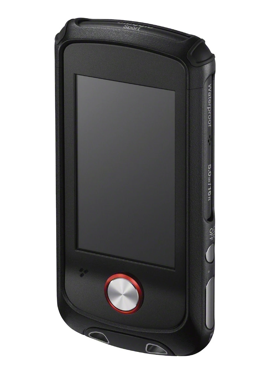 Sony's Bloggie Sport HD is a rugged, outdoors-friendly version of its touchscreen Bloggie camcorder