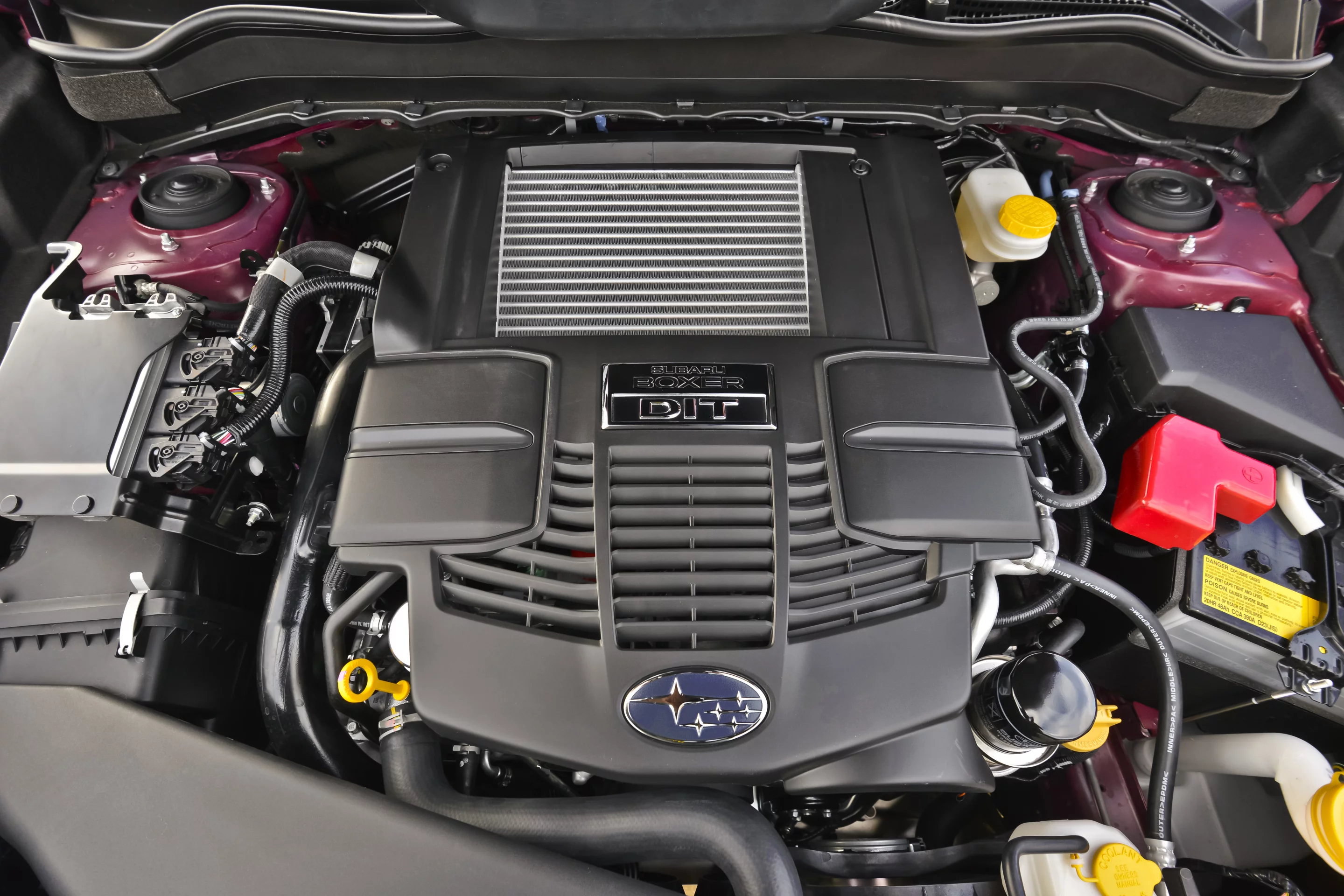 Engines: 2.0-liter turbo BOXER four-cylinder and 2.5-liter BOXER