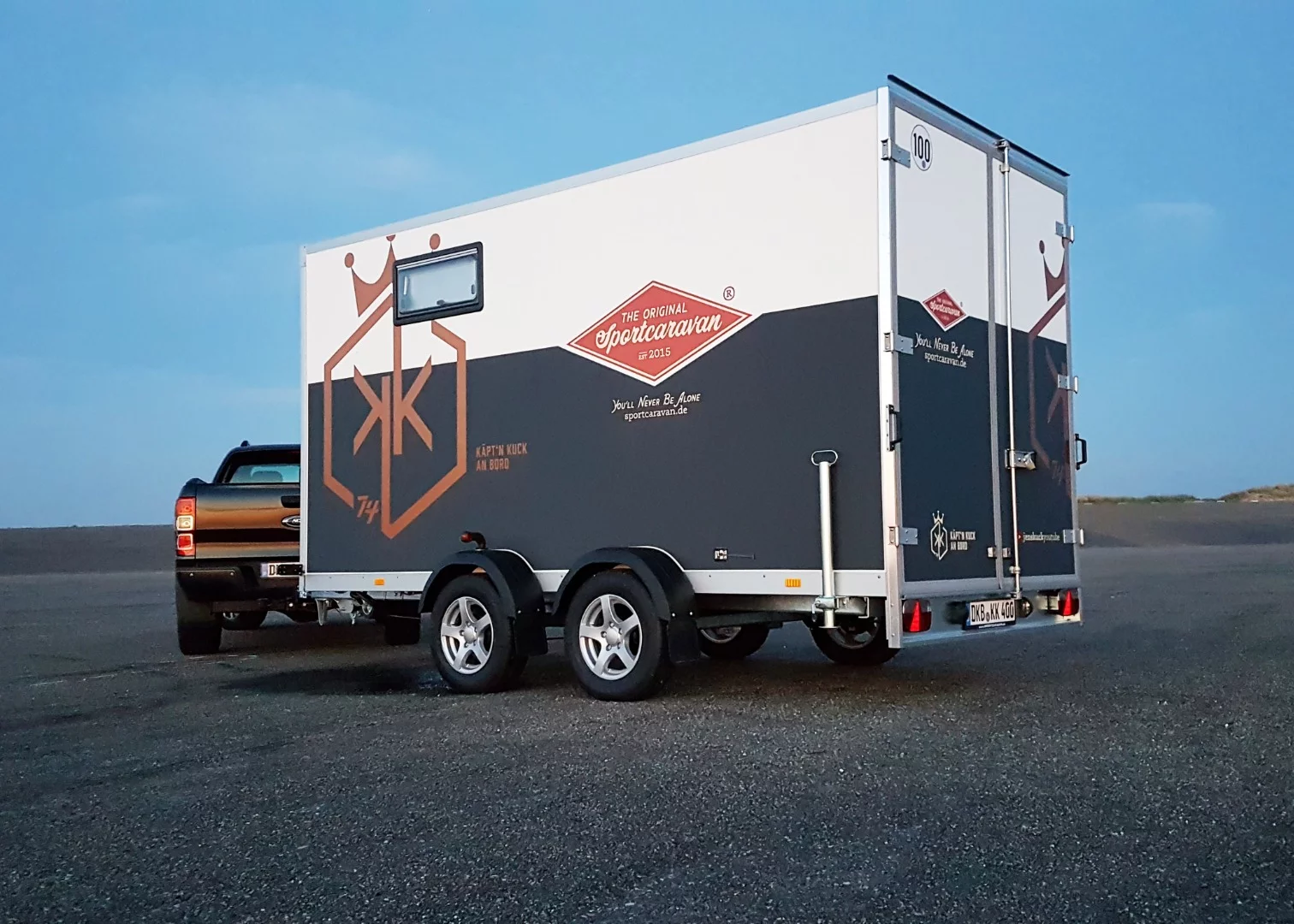 Sportcaravan presents its own spin on the toy hauler