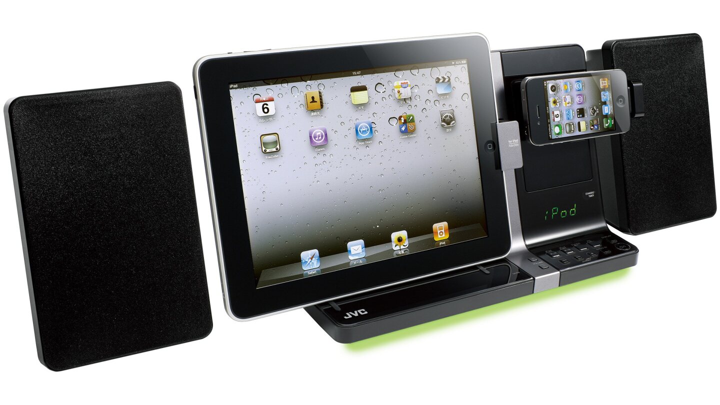 Jvc S New Dock Has Room For Ipad And Iphone At The Same Time