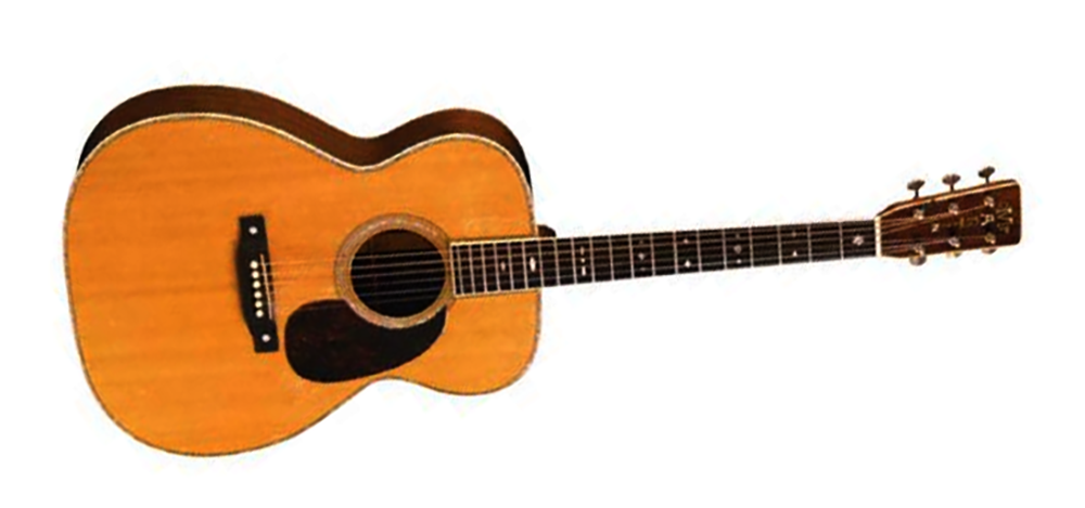 Eric Clapton refers to this 1966 Martin Style 000-28 as "The Longworth," after Mike Longworth, a custom builder and the historian for C.F. Martin and Company. Clapton acquired it in Nashville in November 1970 while he was on his US Tour with the Dominos. He used the guitar for recording sessions at Criteria Studios in Miami in the spring of 1974, which produced the "461 Ocean Boulevard" album and made regular stage appearances until November 1995. It sold for $186,700 at a Christies auction on 24 June, 2004