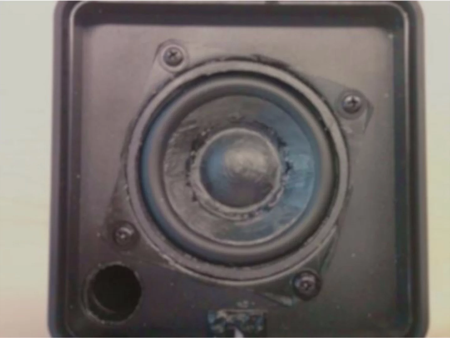 Pre-production GRAPHENEQ speaker cone.