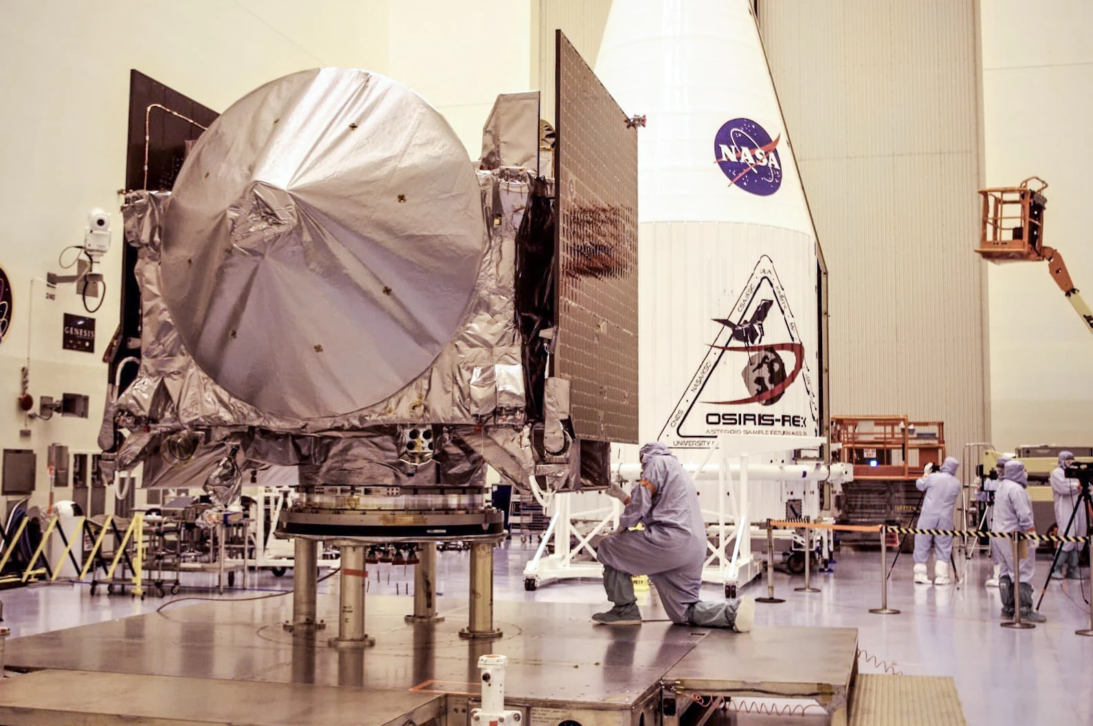 The sample return capsule will bring between 60-2000 g (2-70 oz) of Bennu's regolith back to Earth