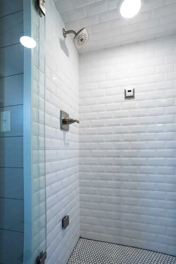 The Denali XL's bathroom includes a steam shower