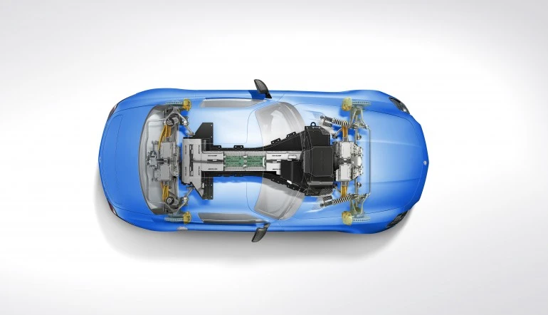 The Electric Drive had four electric motors