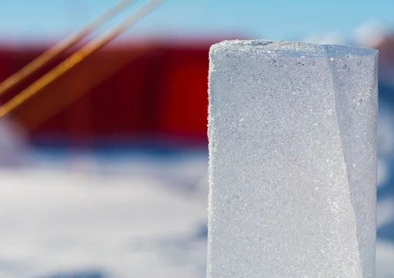 Fine layers of volcanic ash helped scientists piece together the history of an Antarctic ice sheet