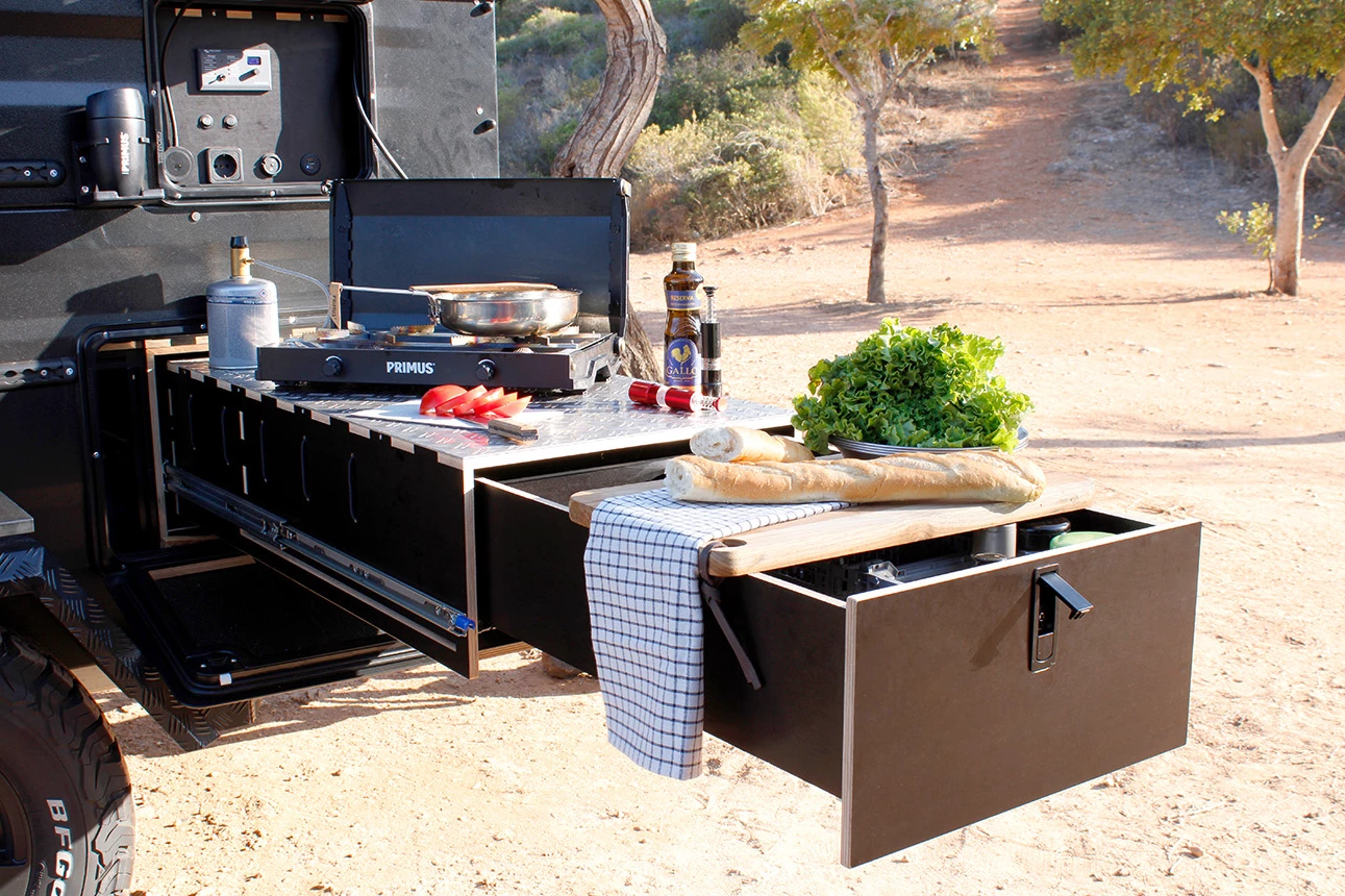 No need to grill if a basic dual-burner camping stove will do