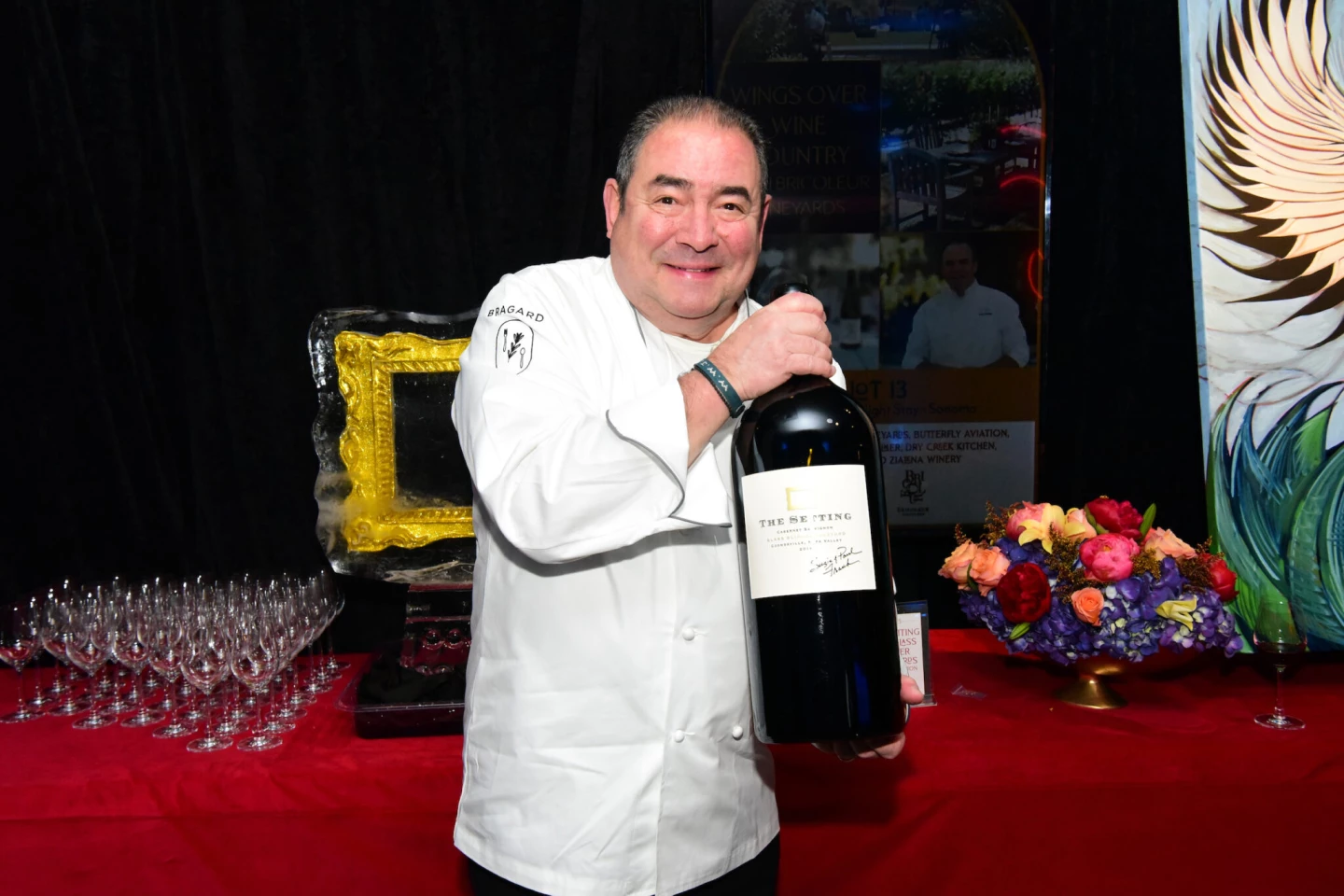 This six litre bottle of The Setting Wines 2019 Glass Slipper Vineyard Cabernet Sauvignon sold for $1,000,000 during the 19th annual fundraising weekend of the Emeril Lagasse Foundation in New Orleans (5-6 November 2021)