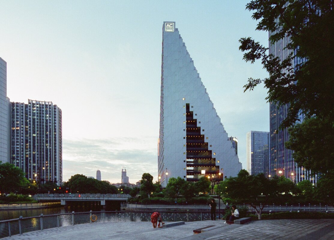 Pixelated prism radically reimagines the traditional high-rise