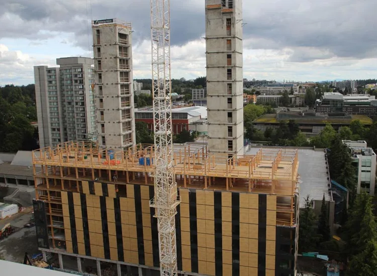 Brock Commons is now expected to be completed by May, 2017, rather than the originally planned September