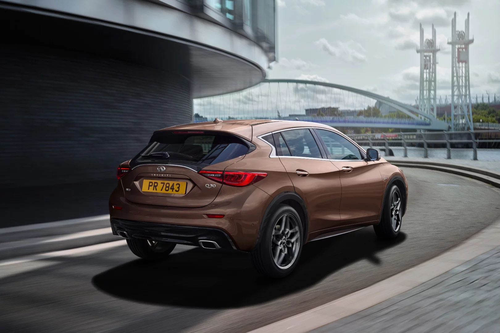 There are both petrol- and diesel-engine versions of the Q30 active compact available