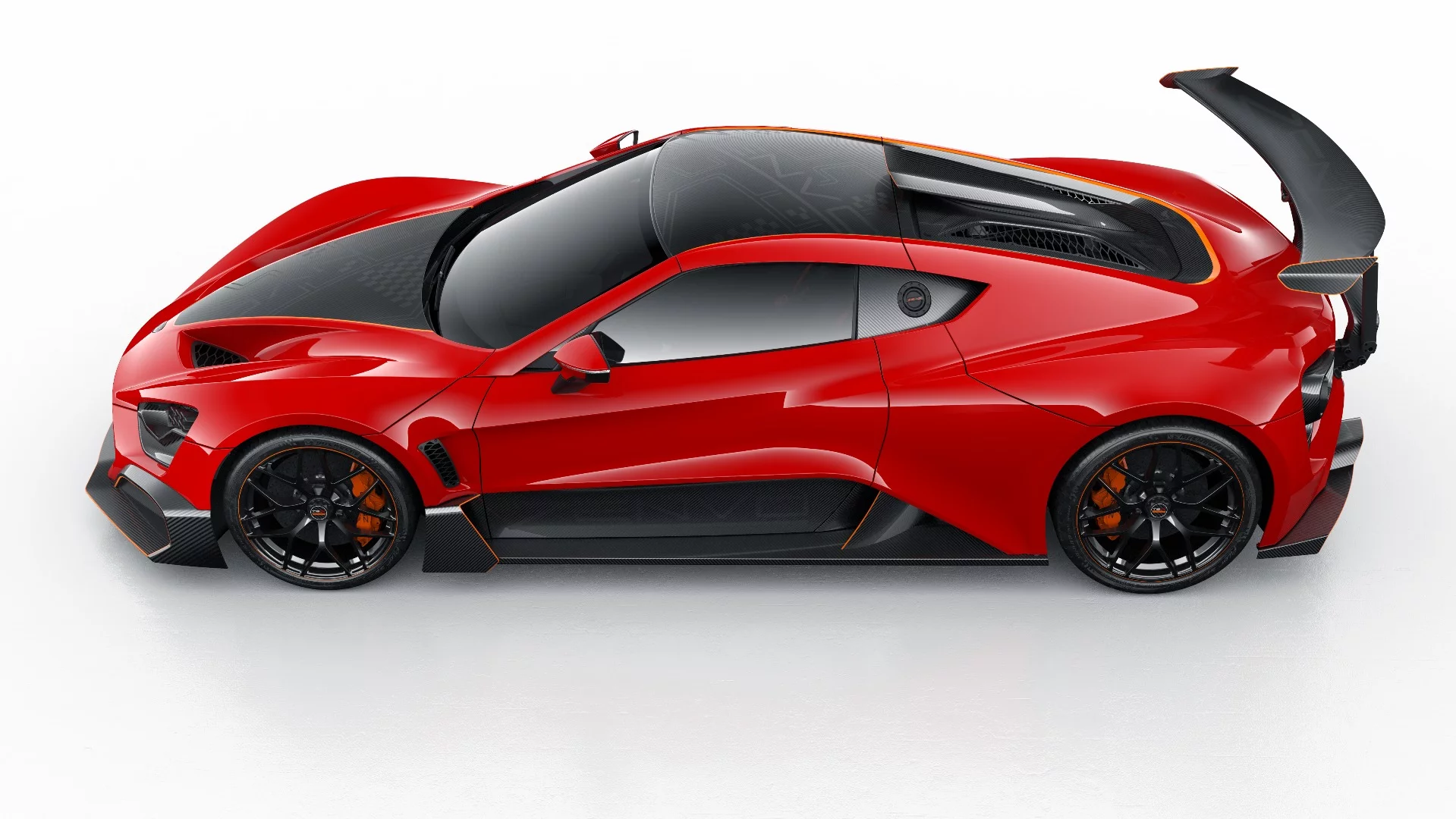 Zenvo TSR-S: high-set rear wing is the most active we've seen