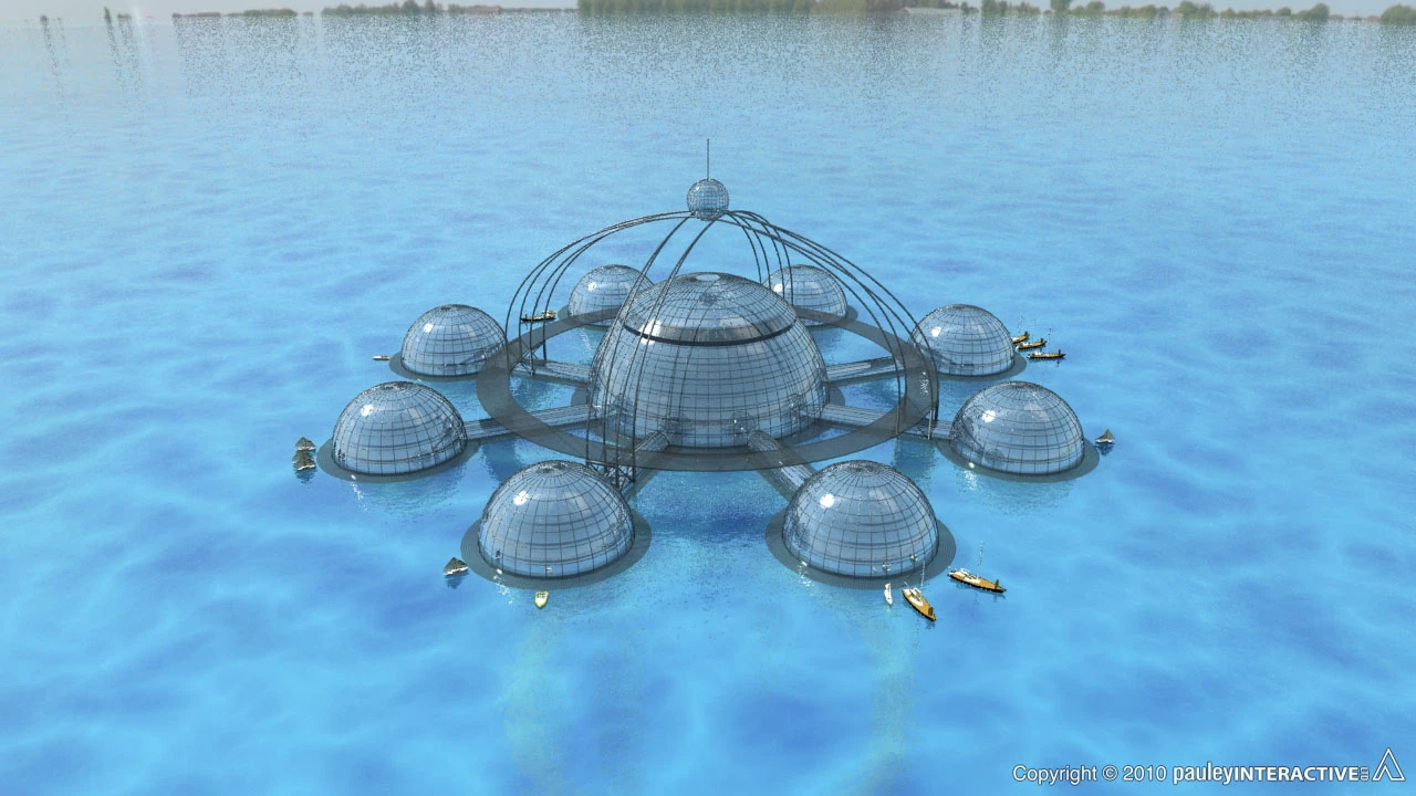 Sub-Biosphere 2 is a concept for a self-sustaining marine environment for human, animal and plant life.