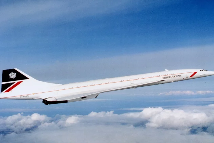 On March 2, 1969, the first Concorde took to the air from Toulouse, France. Only 20 Concordes were built, with 14 going into regular service with Air France and British Airways, including the G-BOAG (pictured)