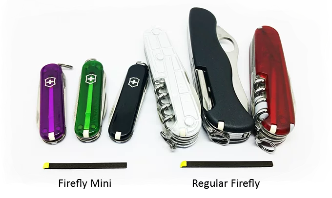 The Firefly comes in two sizes for different size knives