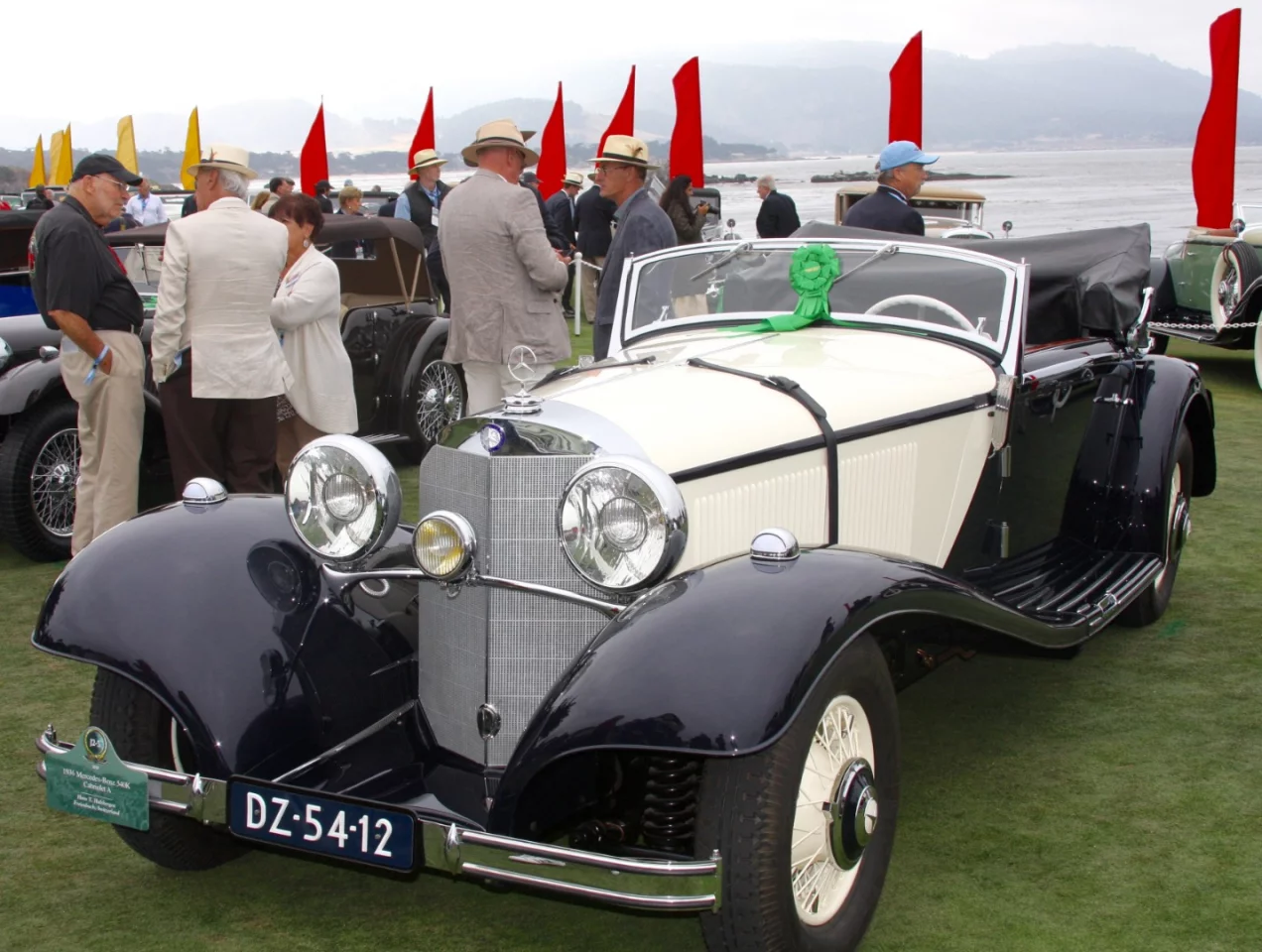 First in Class J2 (European Classic Mid) was this 1936 Mercedes-Benz 540K Cabriolet A, owned by Hans T. Hulsbergen, Freienbach, Switzerland