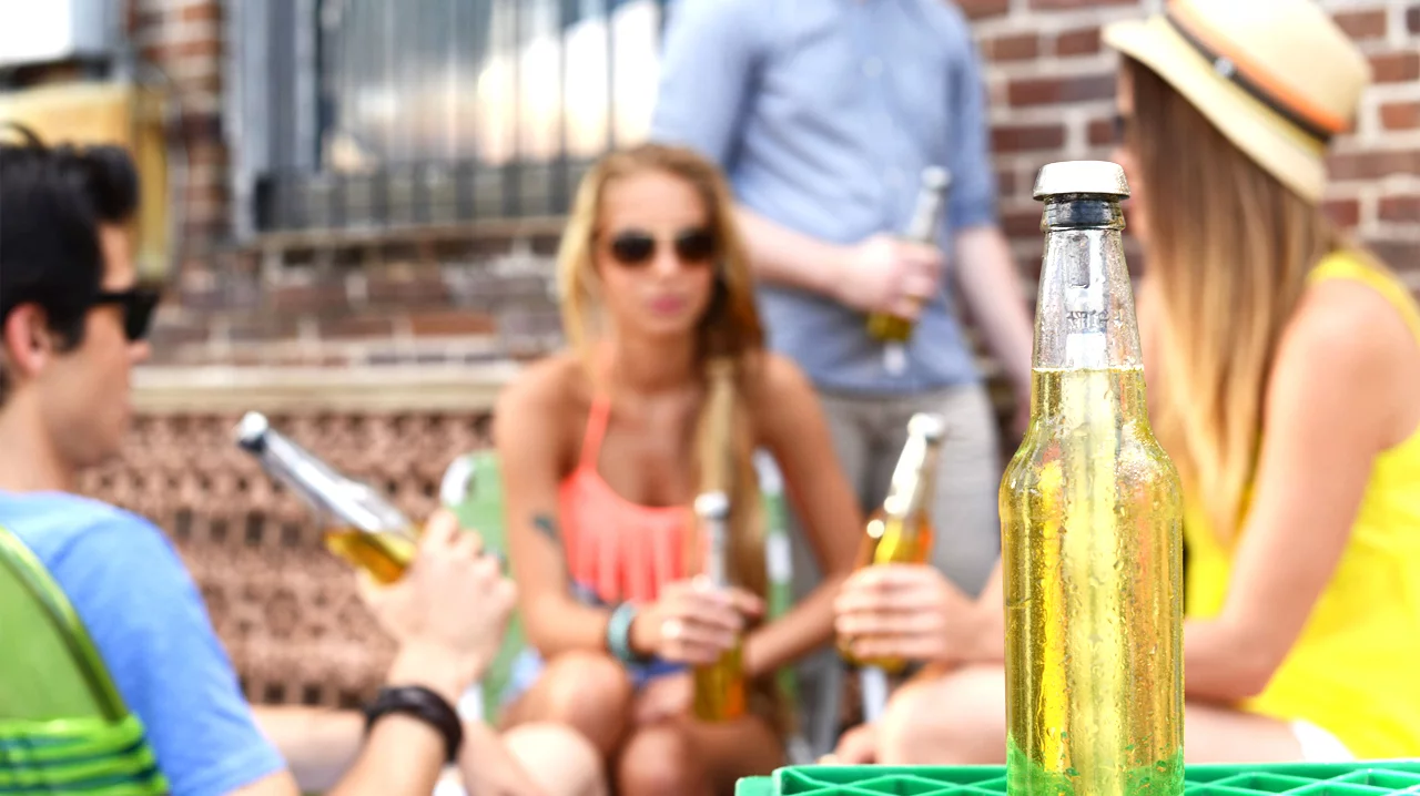 The Chillsner is a freezable metal spike that fits inside a beer bottle to keep your brew cold while you drink it