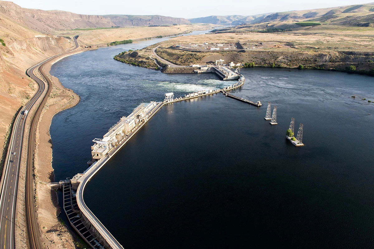 Helion's prospective reactor site is located near the Rock Island Dam on the western side of the Columbia river