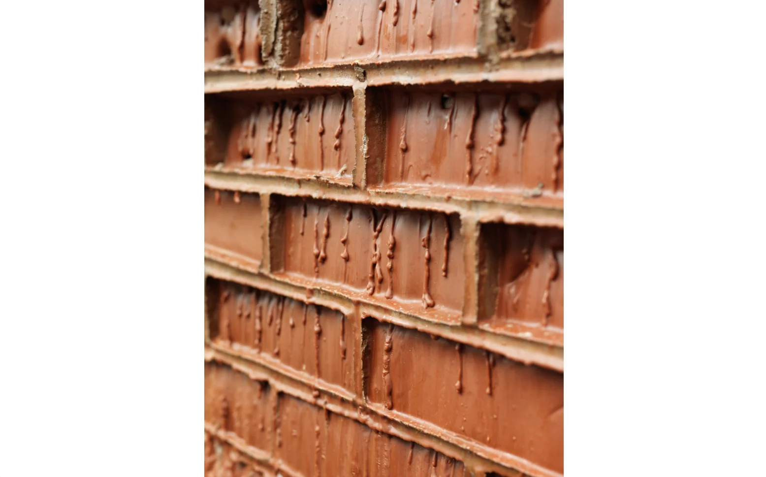 A pound of flesh for 50p displayed a slowly melting house, made out of wax bricks, disappearing over two months