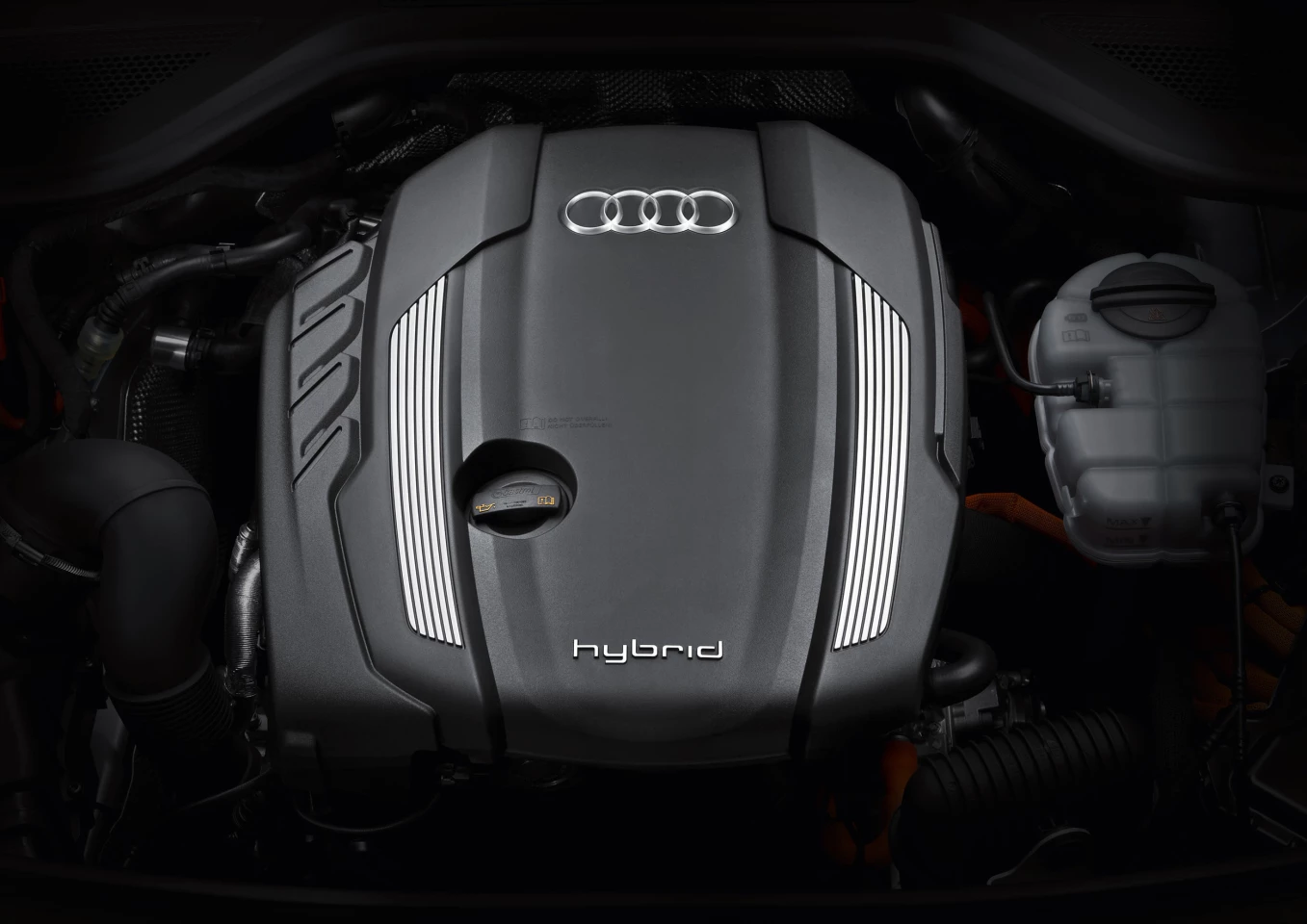 Under the hood of the Audi A8 hybrid
