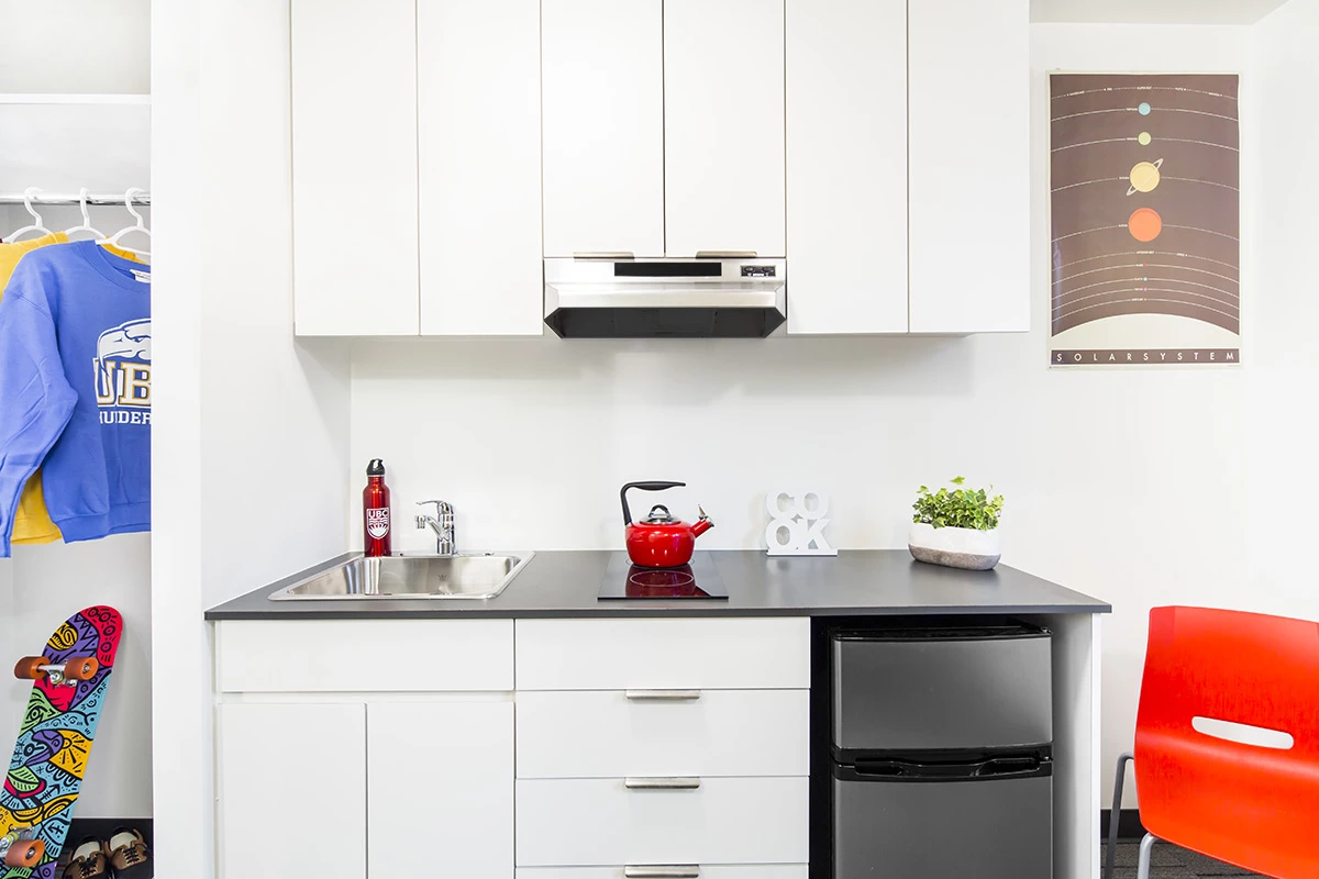 Each Nano suite will have a kitchen area with a hob