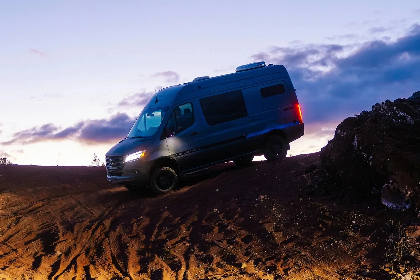 Racing the setting sun while on the hunt for base camp