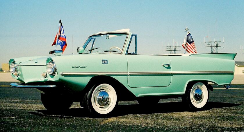 Only one Amphicar has ever sold at auction for more than $100,000 and that was the car of country music superstar Alan Jackson (the Fjord Green car above), a provenance we believe influenced the stellar price at auction, which can be seen here on video.
