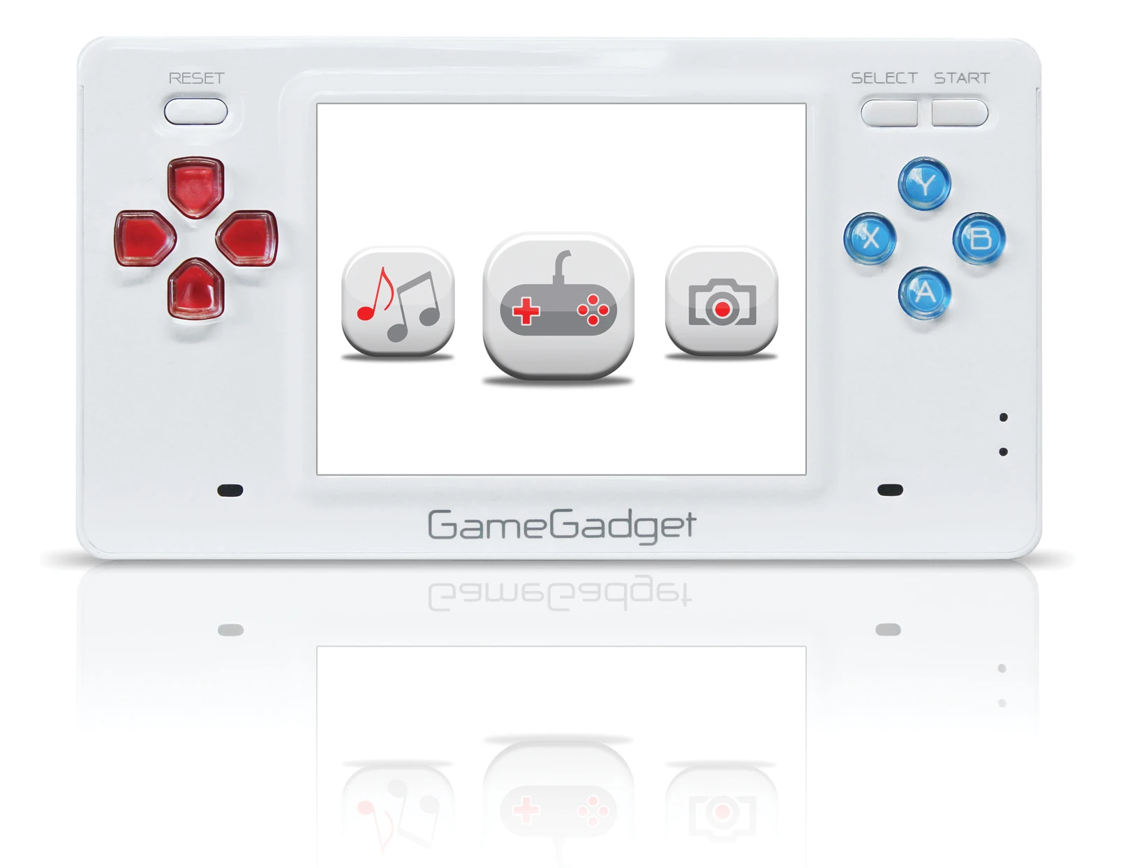 The GameGadget is a mobile gaming console designed for classic games titles