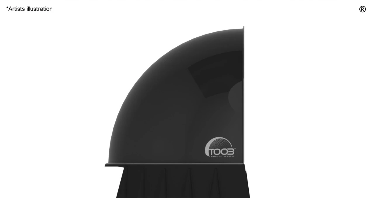 TOOB Earth features a 1.2 Meter (4ft) diameter half dome which when used with a standard projector (Image: TOOB)
