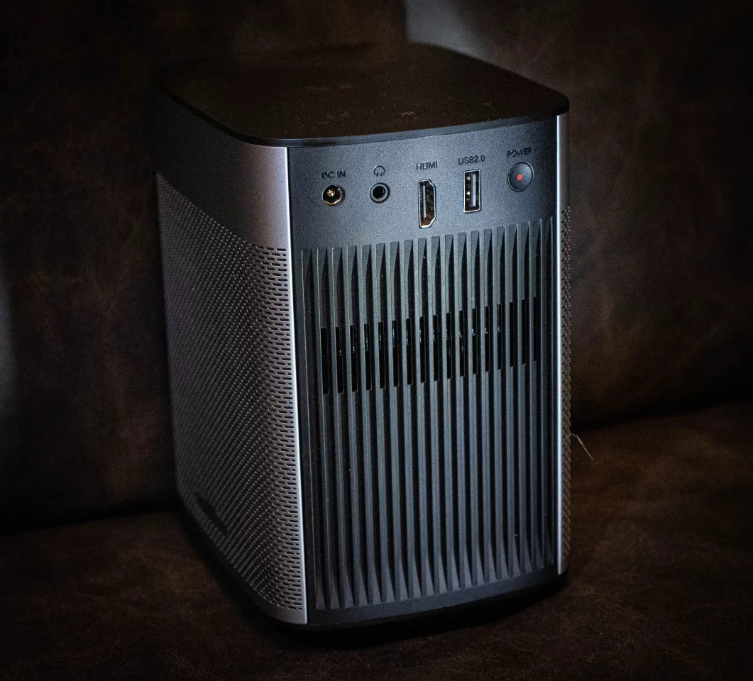 There are only three physical inputs: power, HDMI and USB, and one output in the form of a headphone cable. Everything else is wireless