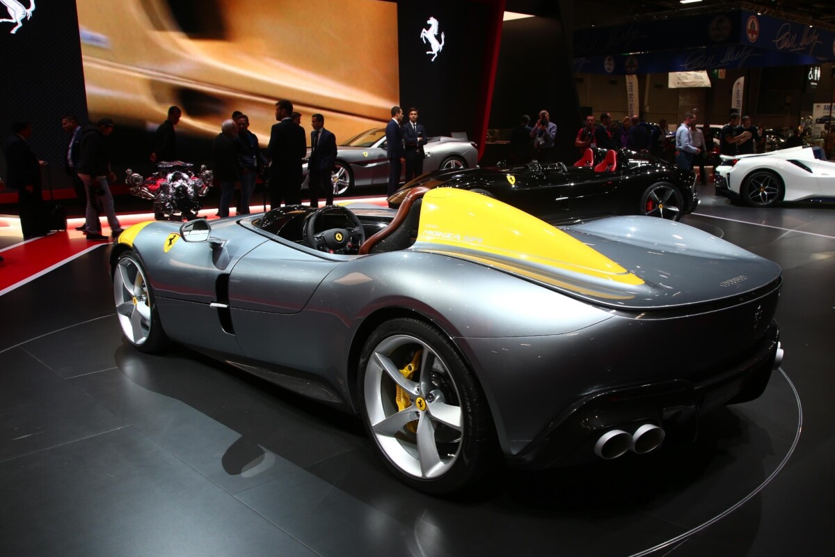 The new Ferrari Monza cars are powered by a 799-hp version of the 812 Superfast's 6.5-liter V12