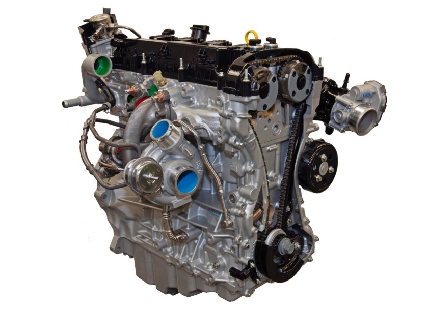 New for 2015: a 2.3-liter EcoBoost engine