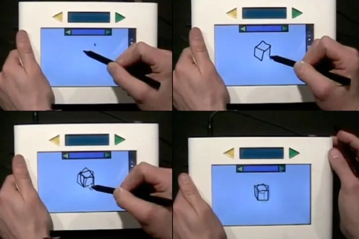 The Scribble is an electronic doodle pad that animates your drawings