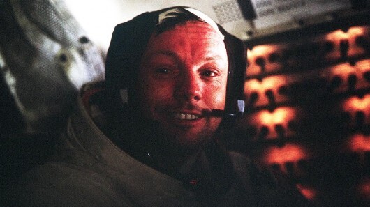 Astronaut Neil A. Armstrong, Apollo 11 Commander, inside the Lunar Module as it rests on the lunar surface after completion of his historic moonwalk (Photo: NASA)