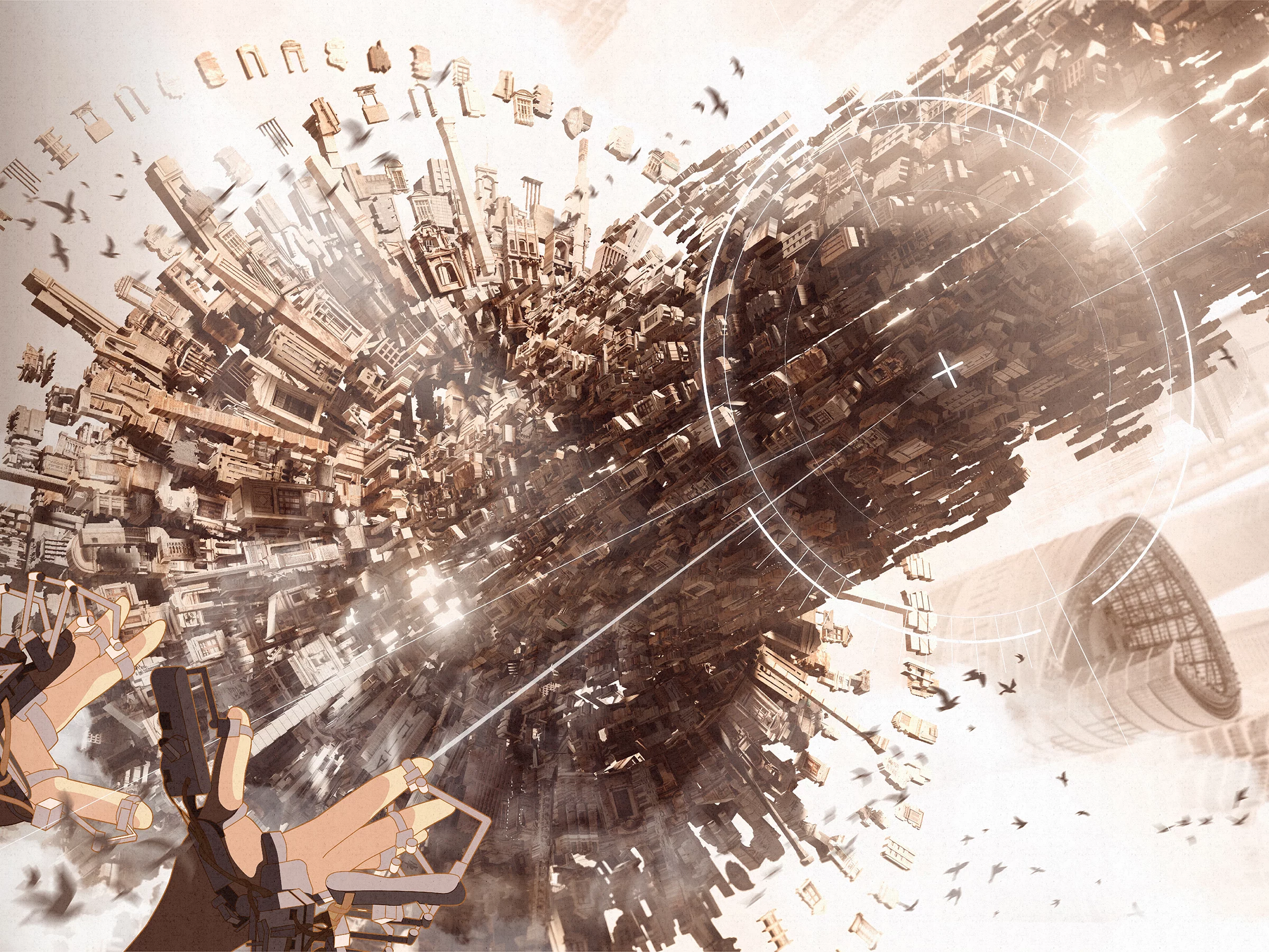 Heritage Mirage: Digital Heritage Archive Skyscraper Based On Classification System was designed by YiWei Chen. The idea behind the design is to digitize heritage sites and create a tower of civilization, serving as an archive of each local area's culture and collective memory