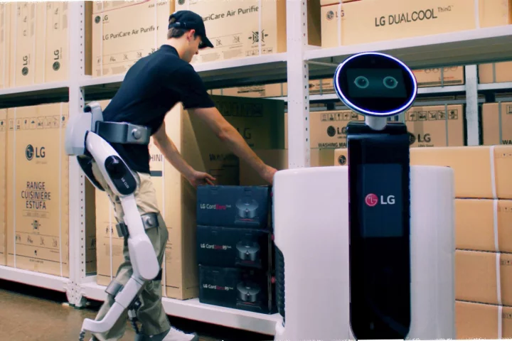 LG's CLOi SuitBot is designed to take the load off factory workers' legs