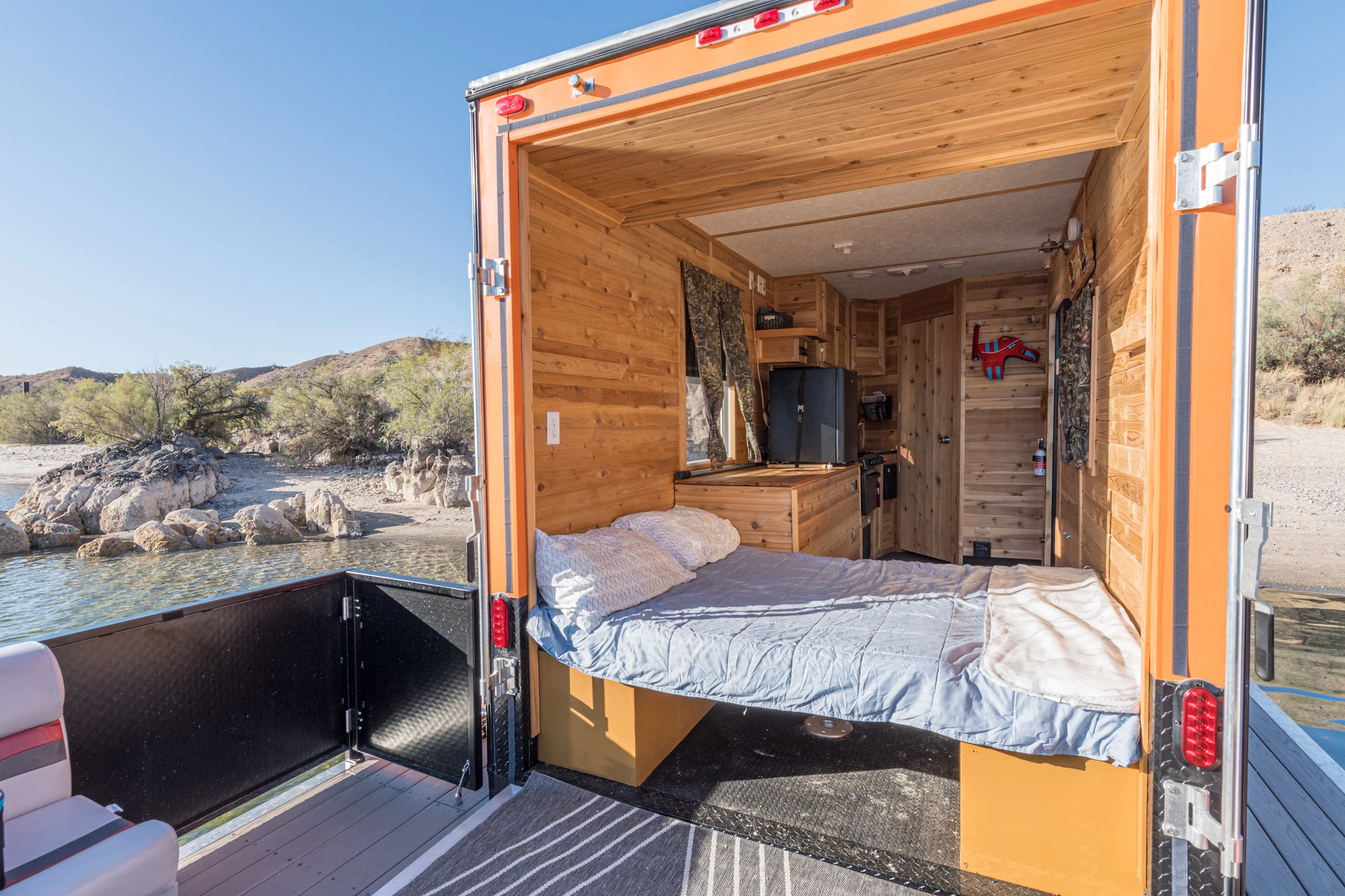The Heidi-Ho's rear area opened up
