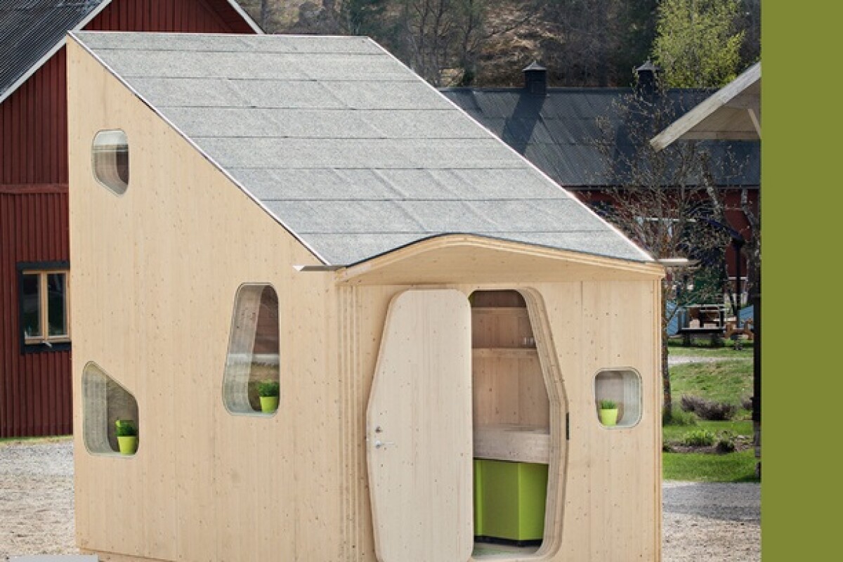 Swedish architectural firm Tengbom has come up with an accommodation model that squeezes student living into a compact 107 sq. ft footprint