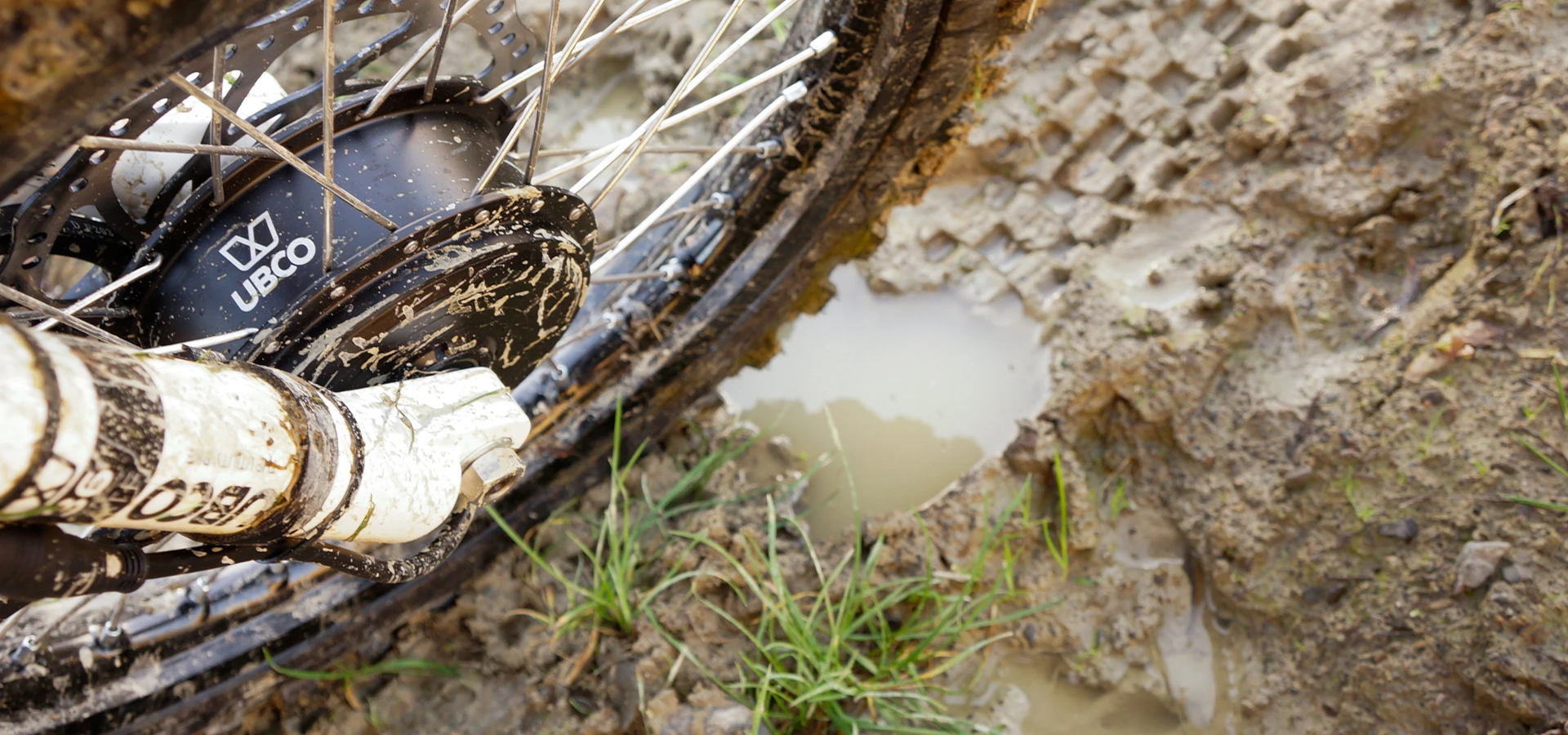 Protected in a waterproof case, Ubco's electric motors need no maintenance