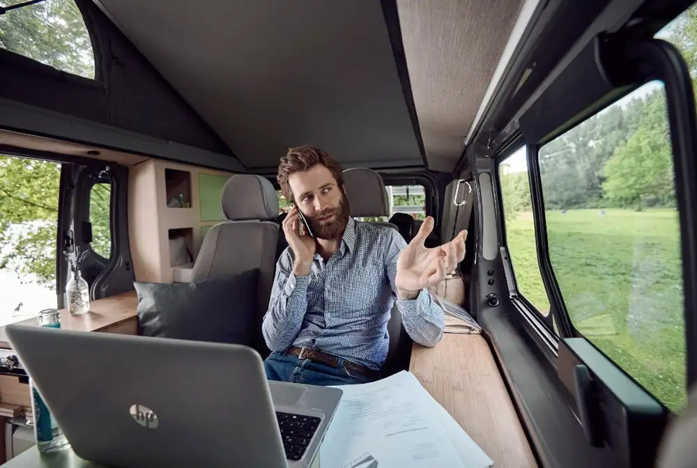Kompanja imagines its van splitting the gap between everyday driver, mobile office and weekend camper