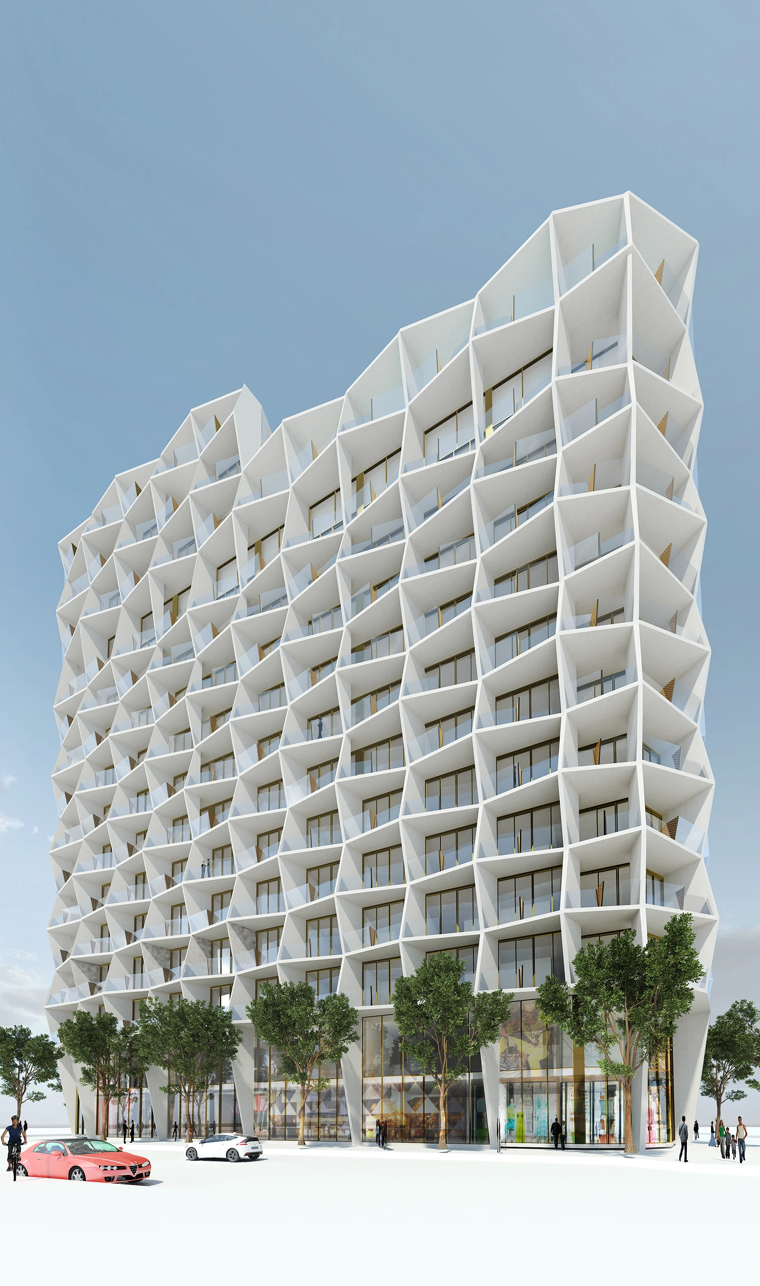 The tower will be located in Miami's Buena Vista neighborhood (Image: Studio Gang Architects)