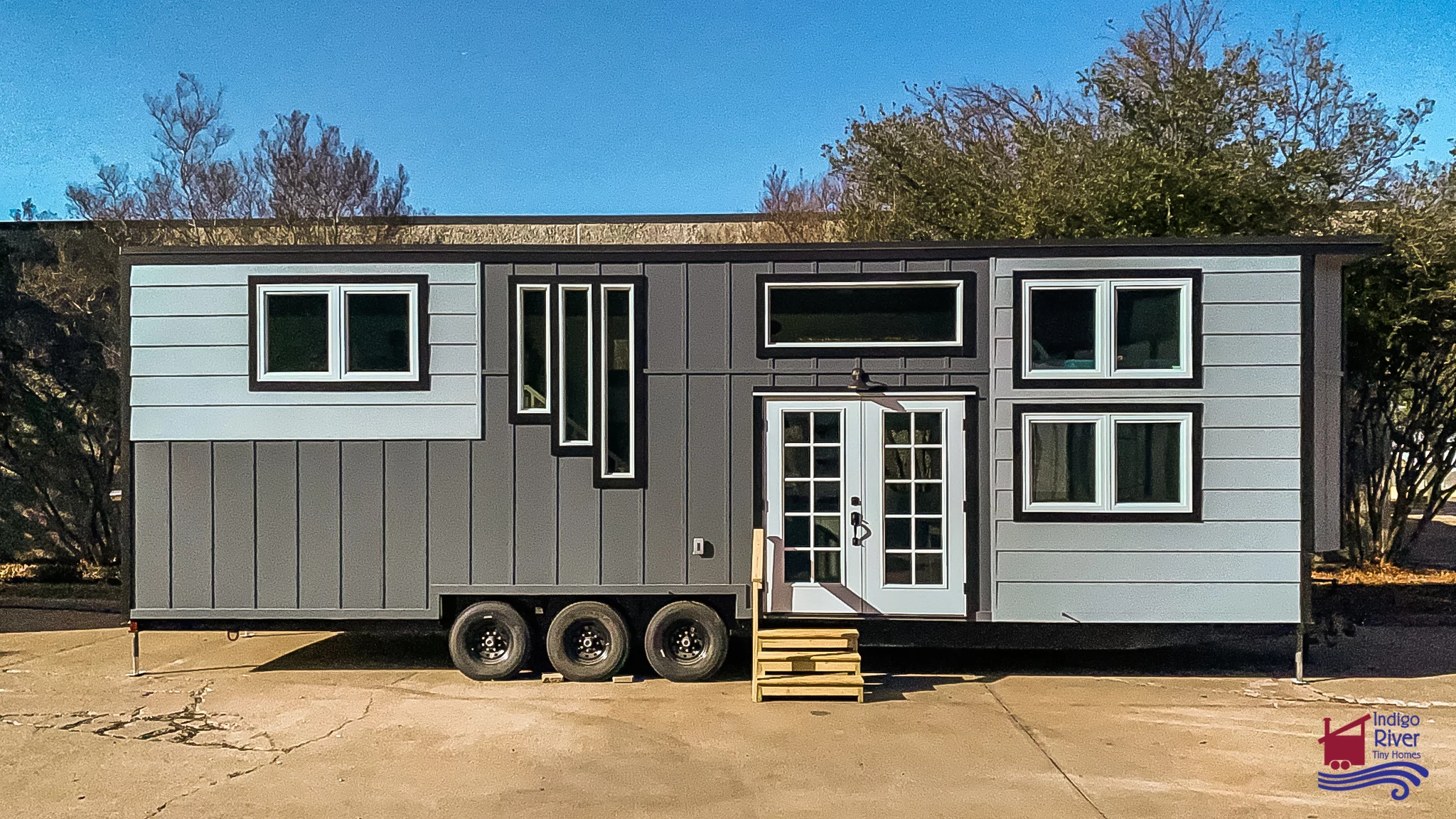 The Elsie, by Indigo River Tiny Homes, is a spacious tiny house that has enough room for a small family to live in comfort
