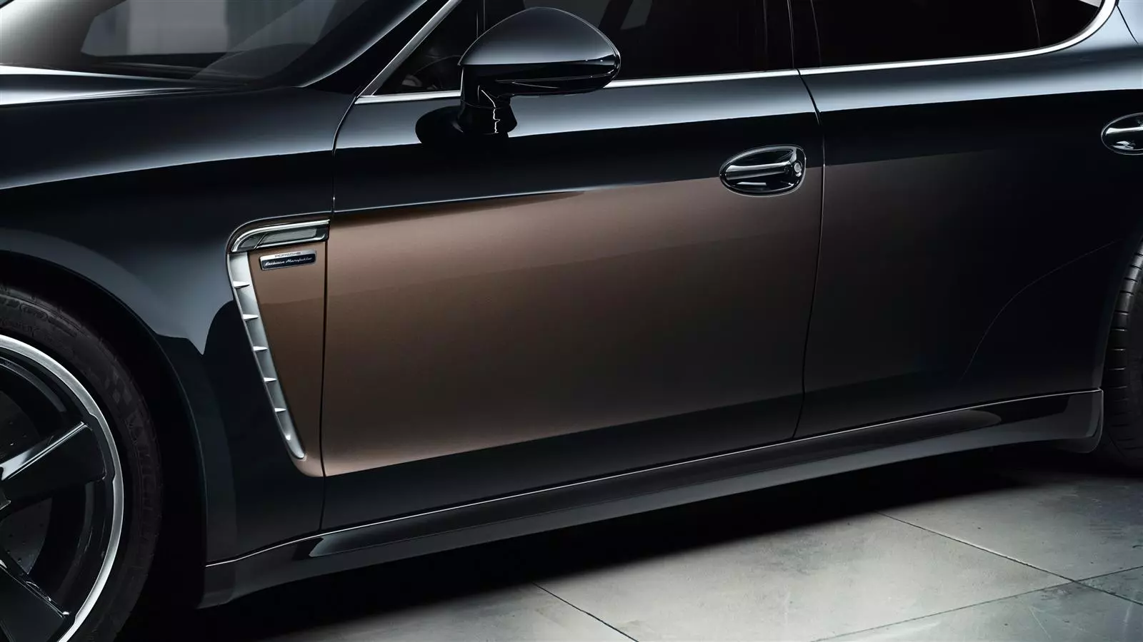 Porsche claims the Panamera Exclusive is its first car with a two-tone finish