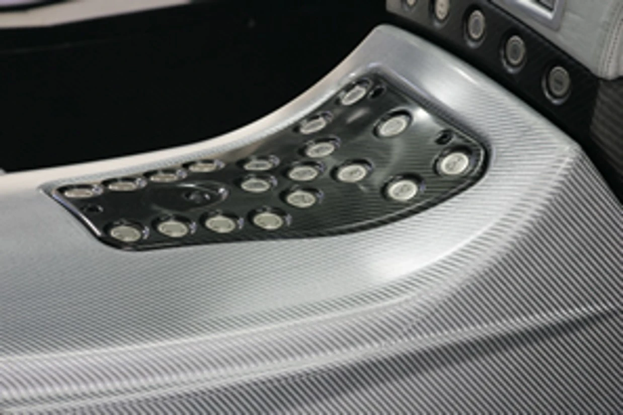The Weber FasterOne interior