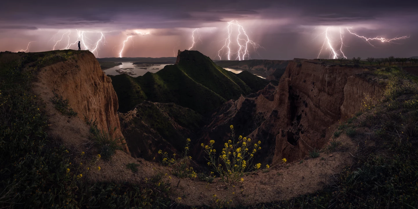 Highlight - Amateur, Nature/Landscapes. 'Electric Storm', Toledo, Spain