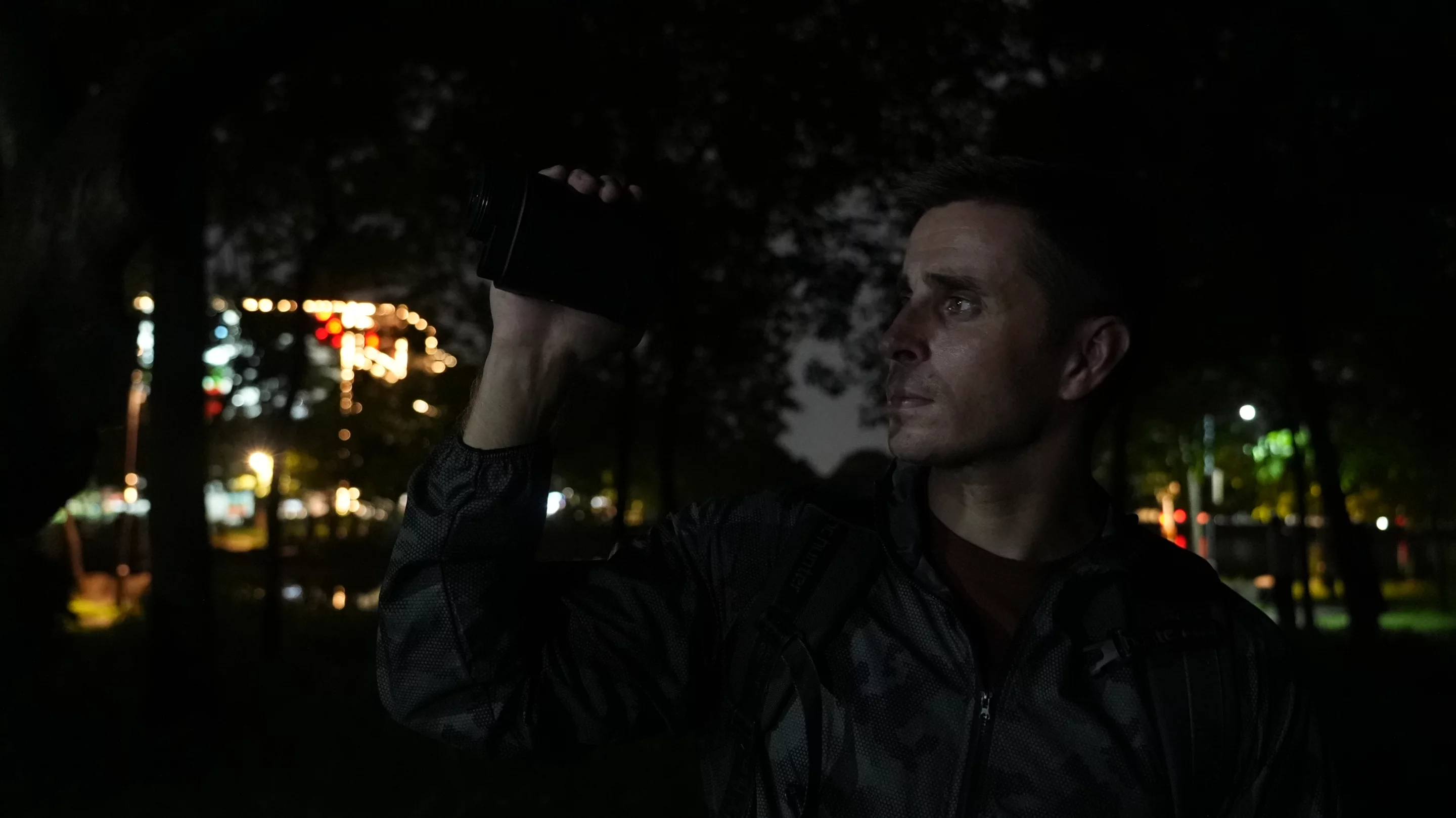 The Nightra sports a HD color display for previewing the secrets of the dark, and can snap 10-MP stills as well as 4K video