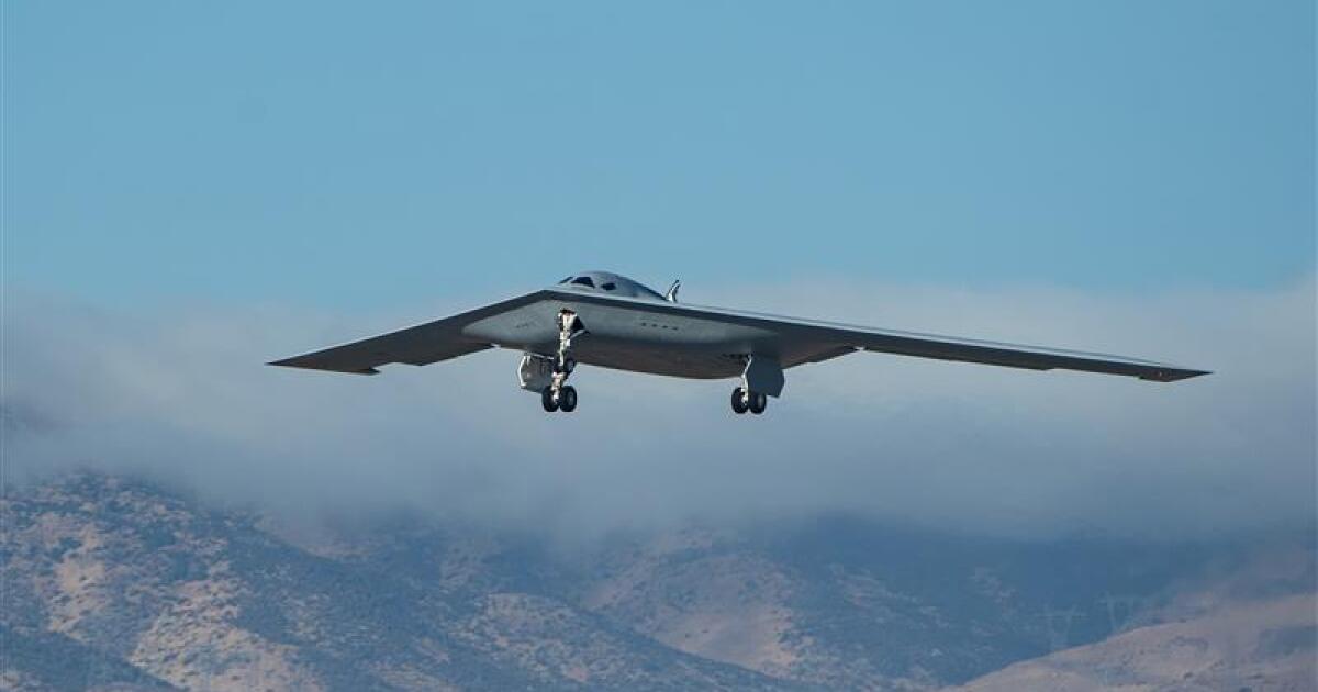 Second B-21 Raider bomber takes first flight in California Second B-21 Raider bomber takes first flight in California