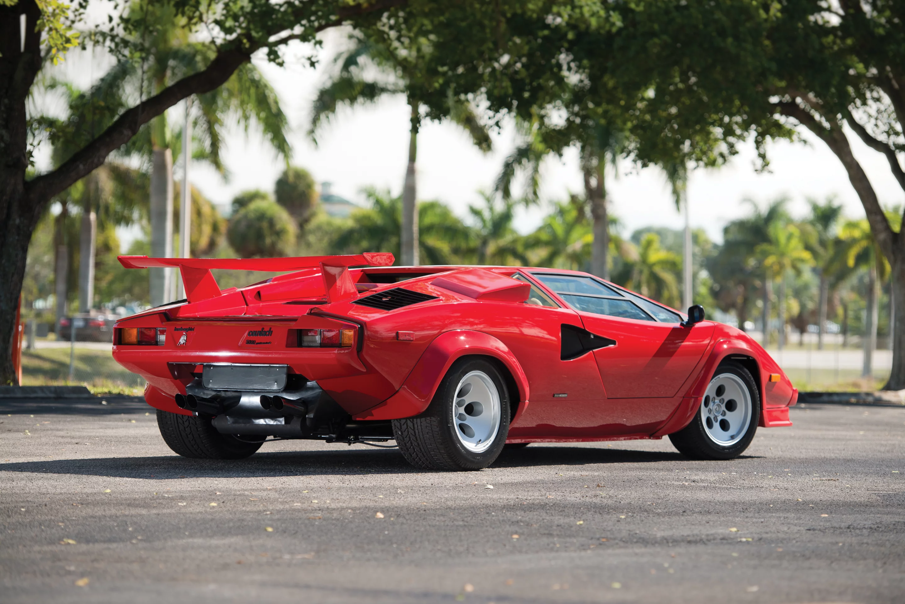 This 1986 Lamborghini Countach 5000 Quattrovalvole is one of only 13 carbureted examples imported to the US