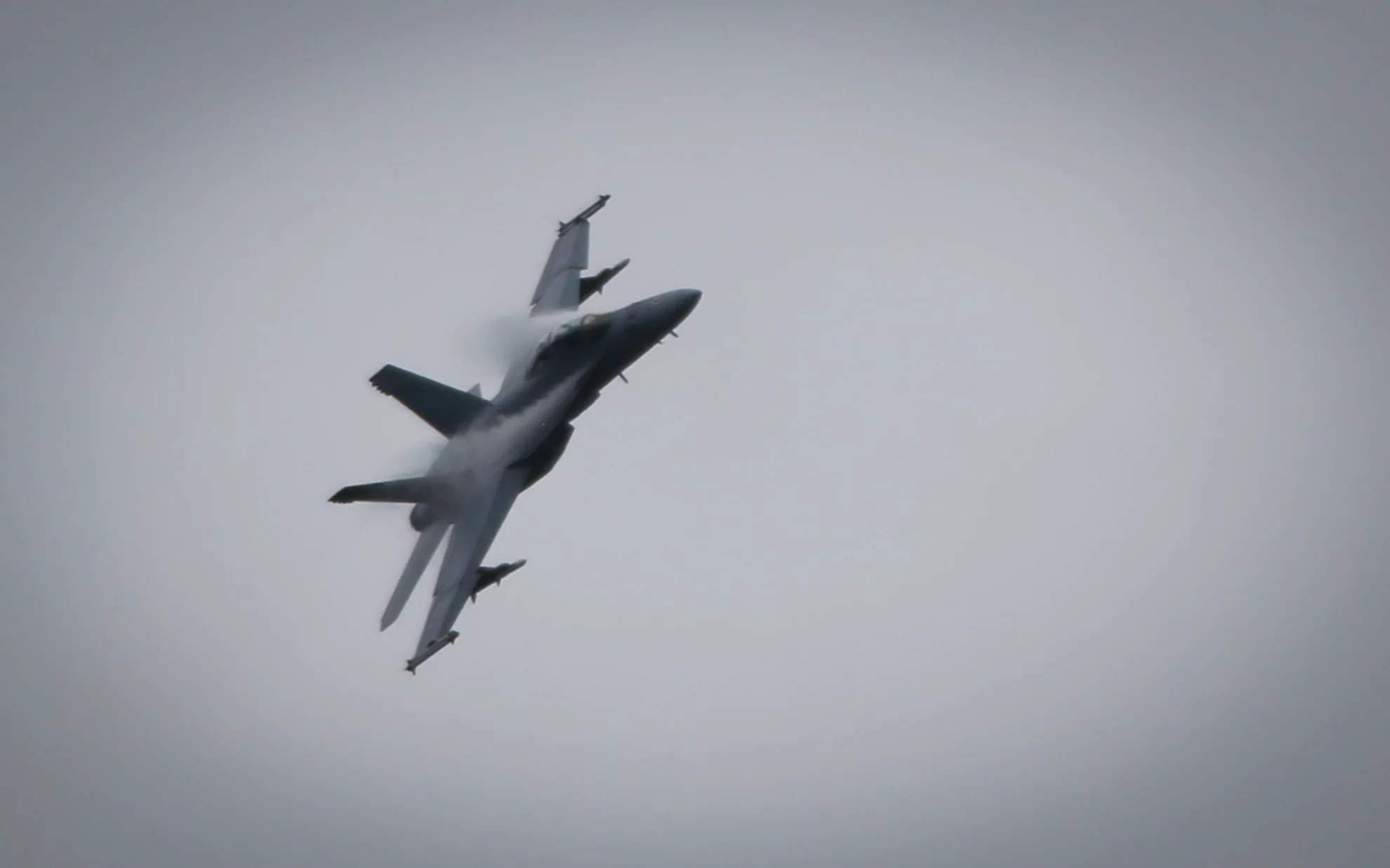 Aerial display of the F/A-18 Hornet (Photo: Gizmag)